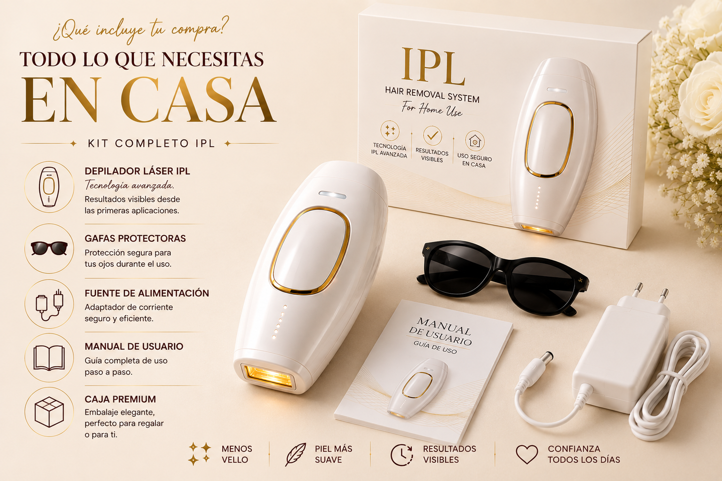 Depilador Láser Ipl