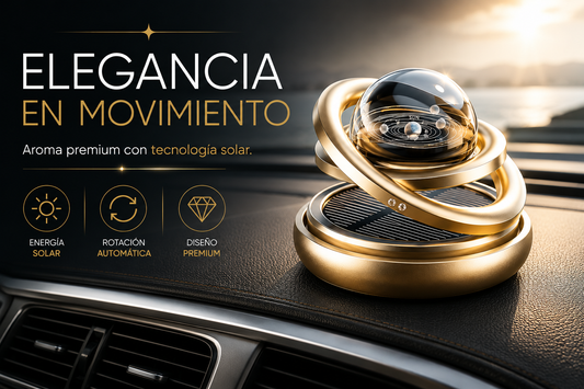 AMBIENTADOR SOLAR GIRATORIO PARA AUTO