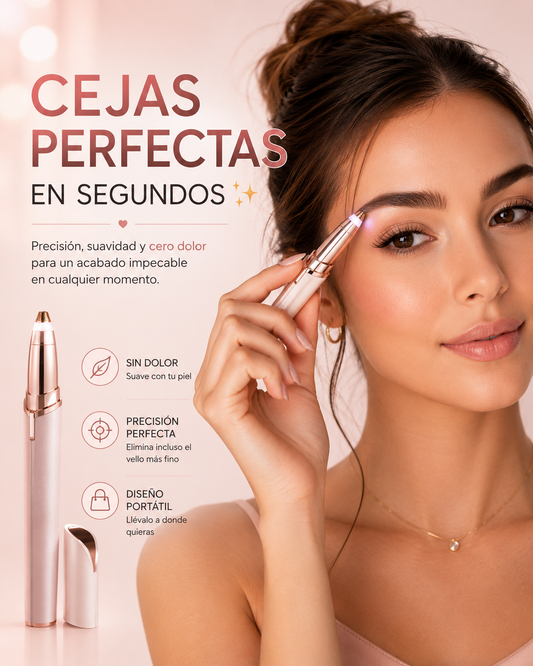 Depilador Eléctrico para Cejas Flawless – Precisión Perfecta en Segundos