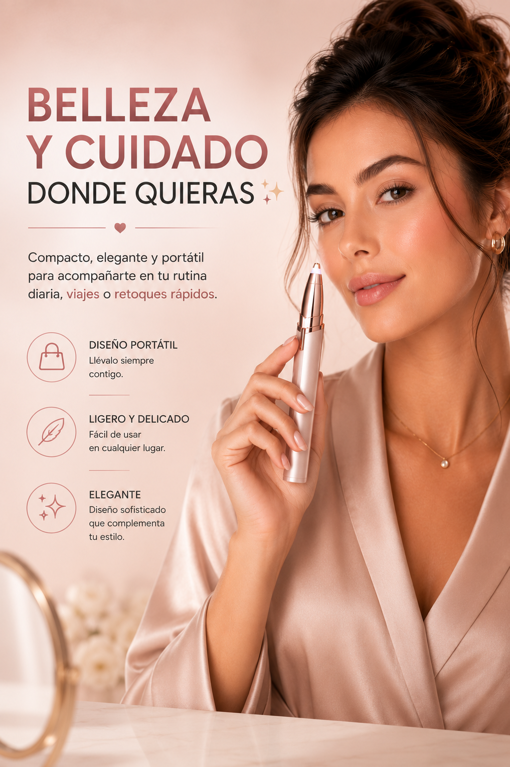 Depilador Eléctrico para Cejas Flawless – Precisión Perfecta en Segundos