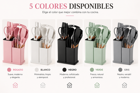 Kit Completo de Utensilios de Cocina – 19 Piezas